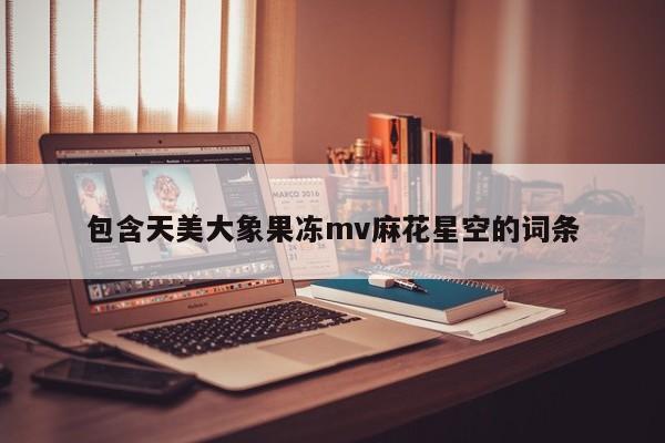 包含天美大象果冻mv麻花星空的词条