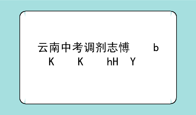 云南中考调剂志愿是什么意思